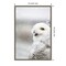 Snowy Owl in the Snow by Carrie Ann Grippo-pike Canvas Art Framed
